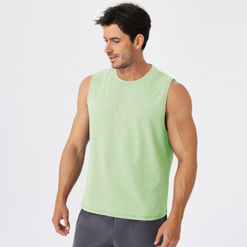 Bulk Men's Running Fitness Quick-Dry Sleeveless Vest - Anti-Bacterial, Breathable Sports Tank Top with Sun Protection | OEM & ODM Solutions 51119 for Wholesale Partners
