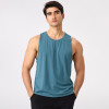Wholesale Men's Modal Loose Sports Vest - Cooling & Breathable Sleeveless Fitness Tank Top | OEM/ODM Solutions for Outdoor Training51140