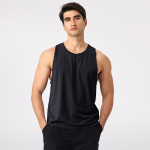 Wholesale Men's Modal Loose Sports Vest - Cooling & Breathable Sleeveless Fitness Tank Top | OEM/ODM Solutions for Outdoor Training51140