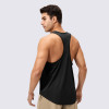 41115European & American Men's Loose Fitness Vest | OEM, ODM & Wholesale Sports Top | Quick-Dry Breathable Round Neck Training Tank Top | Your Trusted Sourcing Partner for Quality Gym Apparel