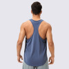 41115European & American Men's Loose Fitness Vest | OEM, ODM & Wholesale Sports Top | Quick-Dry Breathable Round Neck Training Tank Top | Your Trusted Sourcing Partner for Quality Gym Apparel