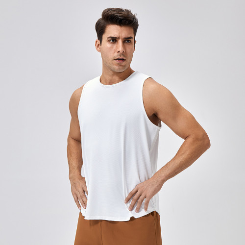 OEM & ODM Men's Summer Loose Fitness Vest - Breathable Running Sports Top, Sleeveless Quick-Dry Training Tank Top for Wholesale & Sourcing Agents41117