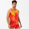 Y132202Summer Quick-Dry Marathon Sports Vest for Men - Breathable Fitness Tank Top | OEM & ODM Solutions | Parent-Child Matching Running Apparel | Wholesale Activewear Sourcing Services