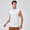 OEM & ODM European & American Men's Wide-Strap Sports Vest - Loose Quick-Dry Basketball Running Hooded Fitness Tank Top 41116 | Wholesale Activewear and Sourcing Agents