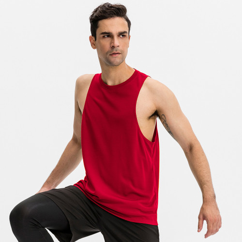 Men's Breathable Loose Sports Vest - Quick-Dry Tank Top for Running & Basketball Training | OEM, ODM Services | Wholesale Sourcing for Activewear & Sportswear01107
