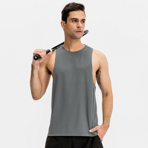 Men's Breathable Loose Sports Vest - Quick-Dry Tank Top for Running & Basketball Training | OEM, ODM Services | Wholesale Sourcing for Activewear & Sportswear01107
