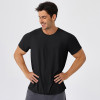 OEM & ODM Men's Ice Silk Sun Protection T-Shirt - Quick-Dry Short Sleeve Fitness Running Top for Spring/Summer - Perfect for Wholesale & Sourcing Needs51233