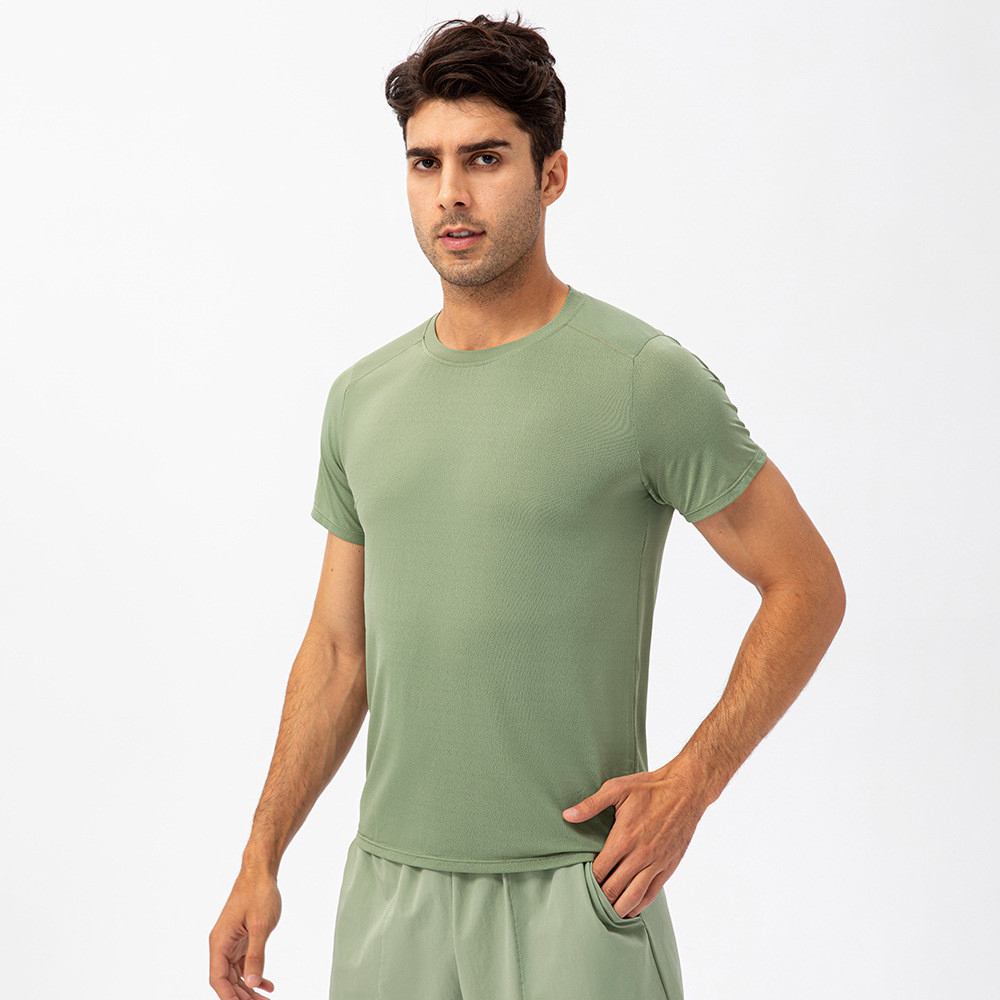 round neck moisture-wicking tee
