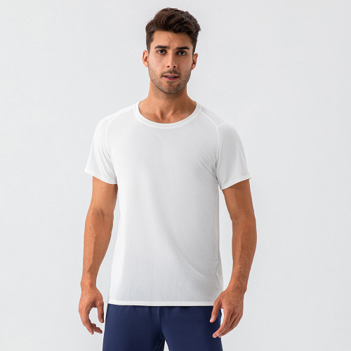 OEM & ODM Summer Men's Round Neck Loose Sports T-Shirt - Moisture-Wicking, Quick-Dry, Breathable Fitness Short Sleeve Outdoor Running Top for Wholesalers and Sourcing Agents31226
