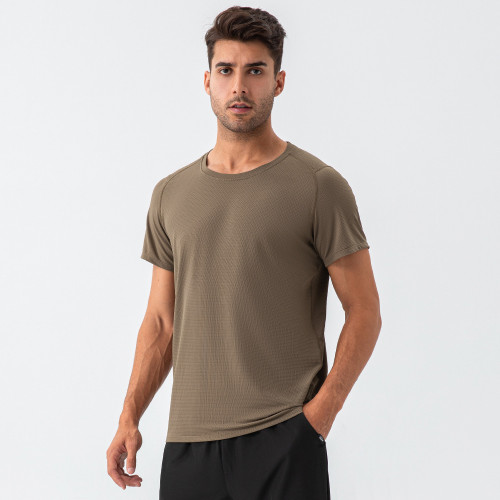 OEM & ODM Summer Men's Round Neck Loose Sports T-Shirt - Moisture-Wicking, Quick-Dry, Breathable Fitness Short Sleeve Outdoor Running Top for Wholesalers and Sourcing Agents31226