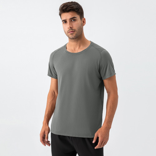 OEM & ODM Summer Men's Round Neck Loose Sports T-Shirt - Moisture-Wicking, Quick-Dry, Breathable Fitness Short Sleeve Outdoor Running Top for Wholesalers and Sourcing Agents31226