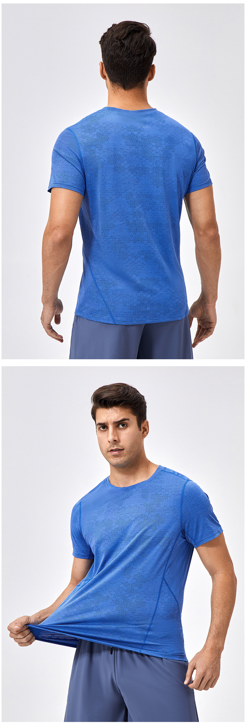 Men's summer fitness t-shirt