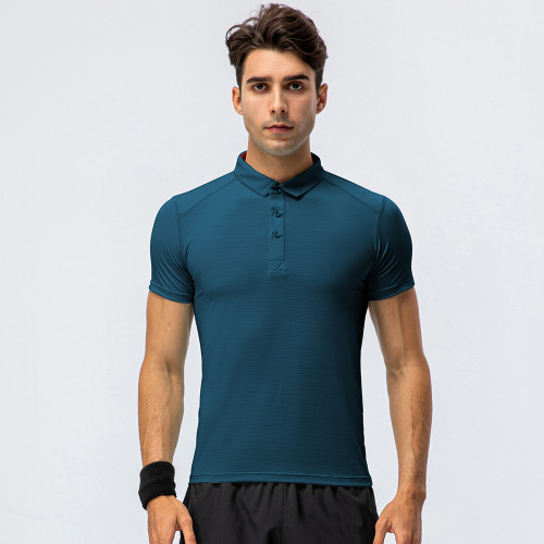 Wholesale Unisex Quick-Dry Polo Shirt - Nylon Cooling Fitness Tee for Activewear | OEM & ODM Services Available | D15003