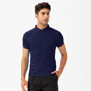 D15012Men's Summer Polo Shirt - OEM/ODM Short Sleeve Sports Design, Loose and Breathable Quick-Dry Fitness Running Training T-Shirt | Ideal for Wholesale Supply and Sourcing Agents | Perfect Activewear Solution