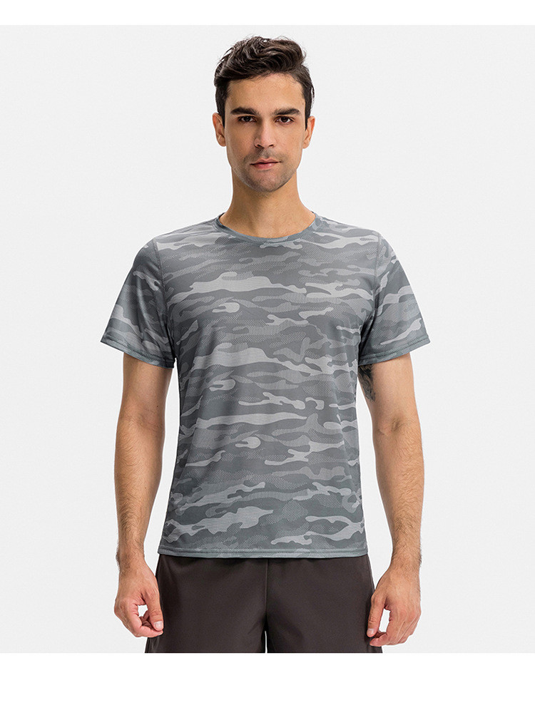 ODM camouflage short sleeve top