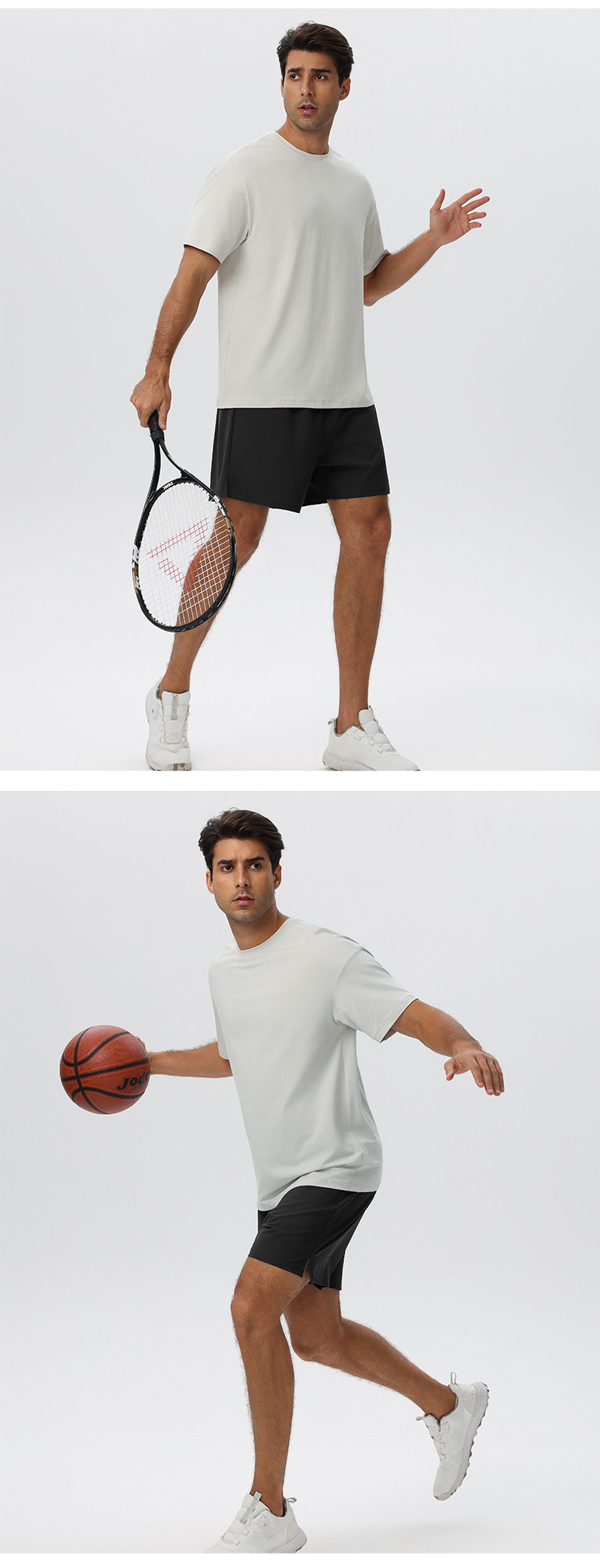 loose fit sports t-shirt for men