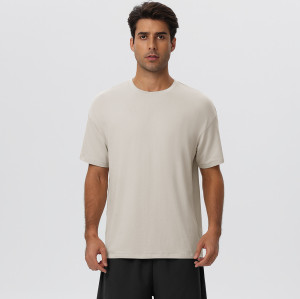61202Men's Loose Fit Moisture-Wicking Sports T-Shirt | Ideal for Fitness, Running & Outdoor Activities | Breathable Short Sleeve | OEM/ODM & Wholesale Solutions for Sportswear & Fashion Clothing