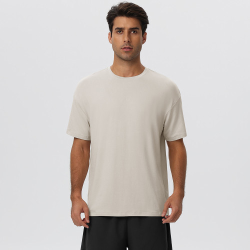 61202Men's Loose Fit Moisture-Wicking Sports T-Shirt | Ideal for Fitness, Running & Outdoor Activities | Breathable Short Sleeve | OEM/ODM & Wholesale Solutions for Sportswear & Fashion Clothing