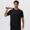 61202Men's Loose Fit Moisture-Wicking Sports T-Shirt | Ideal for Fitness, Running & Outdoor Activities | Breathable Short Sleeve | OEM/ODM & Wholesale Solutions for Sportswear & Fashion Clothing