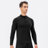 Men's Autumn/Winter Fitness Long Sleeve Quick-Dry Running Training Half-Zip Slim Fit Pullover Hoodie - Available for OEM, ODM, and Bulk Orders from Sourcing Agents11516