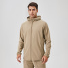41522Autumn/Winter Men's Sports Jacket - Zipper Windproof Hooded Outdoor Fitness Wear | OEM/ODM Manufacturing for Wholesale | Ideal for Activewear Sourcing Agents and Brand Partners