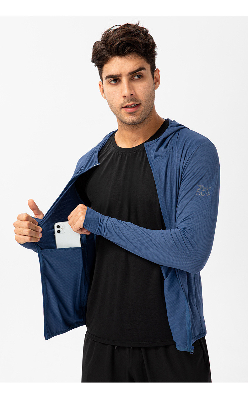Men's UPF50+ sun protection jacket wholesale