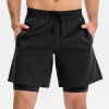 Men's Fake Two-Piece Fitness Shorts OEM/ODM Manufacturer for Compression Quick-Dry Athletic Training Apparel Wholesale.11411