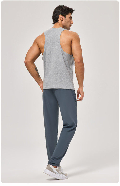 Men's Loose Straight Leg Sports Pants OEM ODM Wholesale Supplier, High-Elastic Breathable Quick-Dry for Running & Casual Activewear, Custom Apparel Manufacturing for Brands.51236