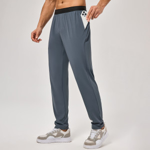 Men's Loose Straight Leg Sports Pants OEM ODM Wholesale Supplier, High-Elastic Breathable Quick-Dry for Running & Casual Activewear, Custom Apparel Manufacturing for Brands.51236