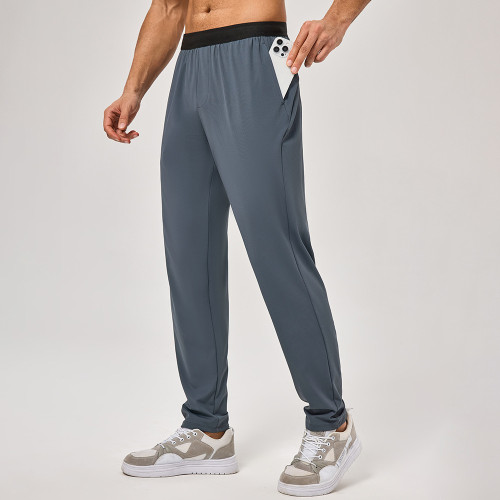 Men's Loose Straight Leg Sports Pants OEM ODM Wholesale Supplier, High-Elastic Breathable Quick-Dry for Running & Casual Activewear, Custom Apparel Manufacturing for Brands.51236