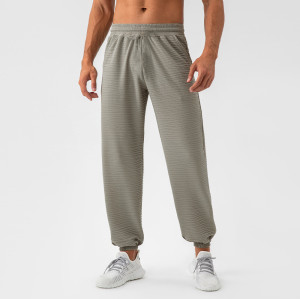 Men's Tapered Sports Pants Custom Manufacturing for Importers & Distributors: Quick-Dry Breathable Nylon Activewear for Fitness, Running, Wholesale & OEM/ODM.31340