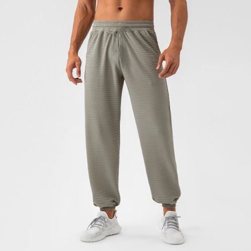 Men's Tapered Sports Pants Custom Manufacturing for Importers & Distributors: Quick-Dry Breathable Nylon Activewear for Fitness, Running, Wholesale & OEM/ODM.31340