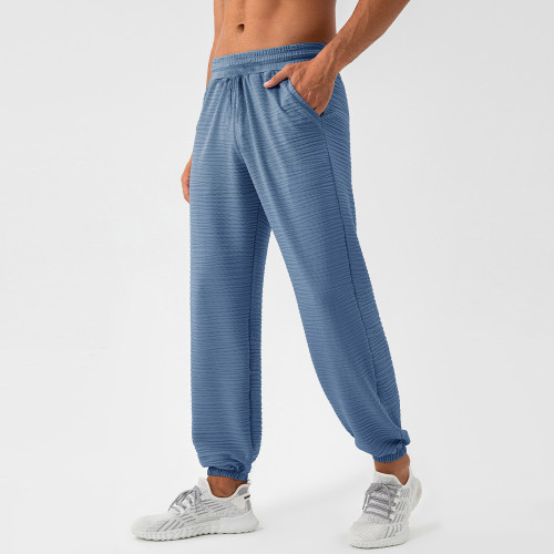 Men's Tapered Sports Pants Custom Manufacturing for Importers & Distributors: Quick-Dry Breathable Nylon Activewear for Fitness, Running, Wholesale & OEM/ODM.31340