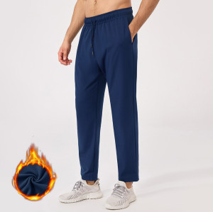 OEM ODM Men's Winter Fleece-Lined Sports Pants, Thermal Tapered Fitness & Outdoor Apparel Manufacturer for Brands & Wholesalers51346