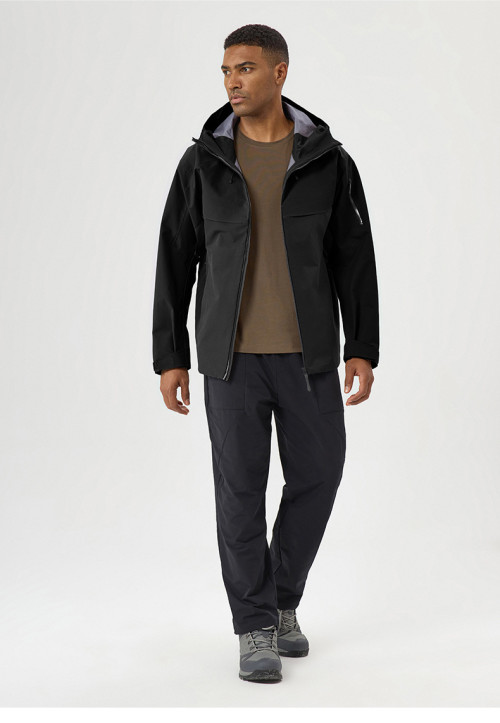 Hardshell Jackets OEM/ODM Custom Manufacturing Supplier for Breathable, Windproof, Stormproof Outdoor, Ski, Hiking Wear with Taped SeamsD16006