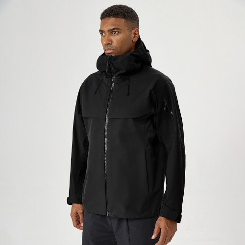 Hardshell Jackets OEM/ODM Custom Manufacturing Supplier for Breathable, Windproof, Stormproof Outdoor, Ski, Hiking Wear with Taped SeamsD16006