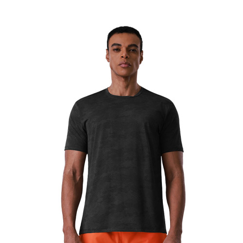 Custom Men's Moisture-Wicking Sports Tee Wholesaler & Contract Manufacturer | High-Elastic Short Sleeve Activewear for Brands & Retailers Global SourcingAL68197