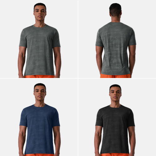 Custom Men's Moisture-Wicking Sports Tee Wholesaler & Contract Manufacturer | High-Elastic Short Sleeve Activewear for Brands & Retailers Global SourcingAL68197