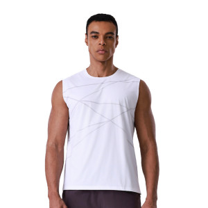 Sports Tank Top Manufacturer for OEM ODM Wholesale | Antibacterial Moisture-Wicking Quick-Dry Athletic Fitness Running Sleeveless Top SupplierAL68183
