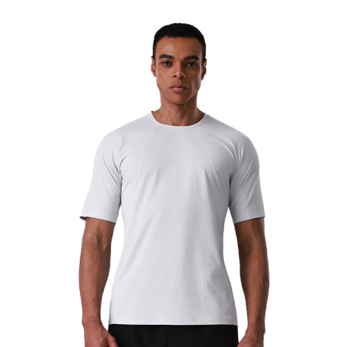 Men's Lightweight Running T-Shirt OEM ODM Manufacturer | Loose Quick-Dry Seamless Short Sleeve for Private Label Activewear & Sports Apparel Wholesale.AL68189
