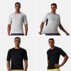 Men's Compression Fitness T-Shirt OEM ODM Manufacturer | Breathable Elastic Short Sleeve Sportswear for Wholesale BrandsAL68199