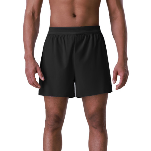 Men's Outdoor Running Training Shorts OEM ODM Wholesale Supplier | Custom Sun Protection Quick-Dry Breathable 2-in-1 Athletic Shorts Manufacturer for BrandsB141