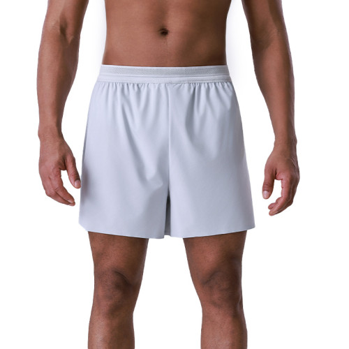Men's Outdoor Running Training Shorts OEM ODM Wholesale Supplier | Custom Sun Protection Quick-Dry Breathable 2-in-1 Athletic Shorts Manufacturer for BrandsB141