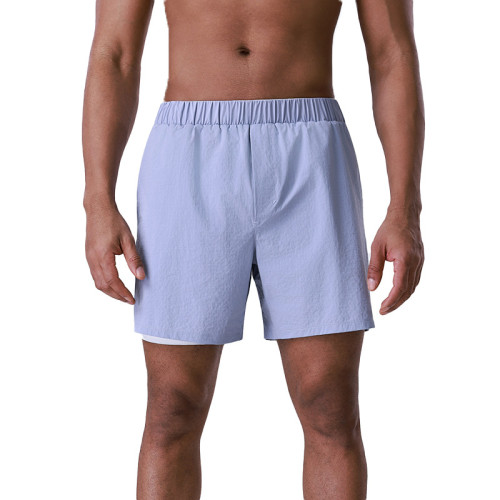 Double Layer Men's Sports Shorts Wholesale OEM ODM Supply | Quick-Dry Breathable Athletic Performance for Gym Workout Basketball ActivewearB137