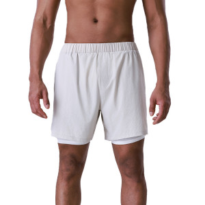 Double Layer Men's Sports Shorts Wholesale OEM ODM Supply | Quick-Dry Breathable Athletic Performance for Gym Workout Basketball ActivewearB137