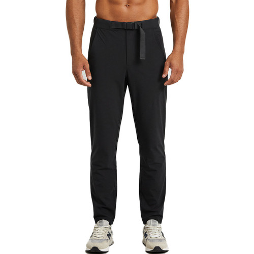 Technical Cargo Pants Men's Quick-Dry OEM ODM Apparel Supplier for Fitness Hiking Mountaineering with Zipper Belt Feature, Custom Manufacturing & Wholesale SupplyS1393