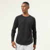 Men's Long Sleeve Fitness Shirt OEM ODM Wholesale Supplier for Running & Basketball Training Base Layers, Slim Fit Printable Athletic Apparel ManufacturerAL6841