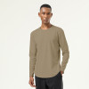 Men's Sports Quick-Dry Long Sleeve T-Shirt OEM ODM Manufacturer & Wholesale Supplier for Fitness Training Wear, High-Elastic Breathable Bulk ProductionAL16857