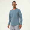 Men's Quick-Dry Long Sleeve Training Top OEM ODM Manufacturer | High-Elastic Nude Feel Sports Apparel Wholesale Supplier for Gym & Running Performance.AL6847