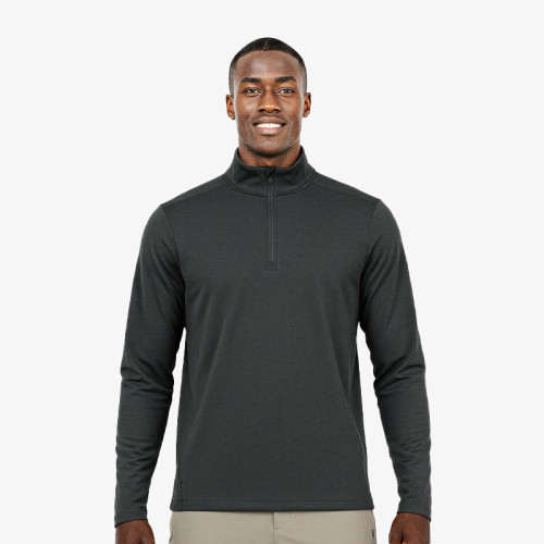 Men's Half-Zip Long Sleeve Fitness T-Shirt OEM ODM Manufacturer for Quick-Dry Breathable Running Training Sports Apparel Wholesale SupplyAL68170